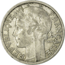 Moneta, Francia, Morlon, 2 Francs, 1959, MB+, Alluminio, KM:886a.1, Gadoury:538c