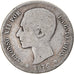 Coin, Spain, Alfonso XII, Peseta, 1876, Madrid, F(12-15), Silver, KM:672