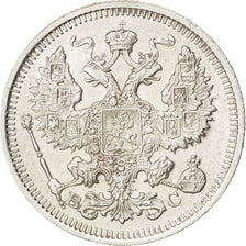 RUSSIA, 20 Kopeks, 1915, KM #22a.2, MS(63), Silver, 3.52