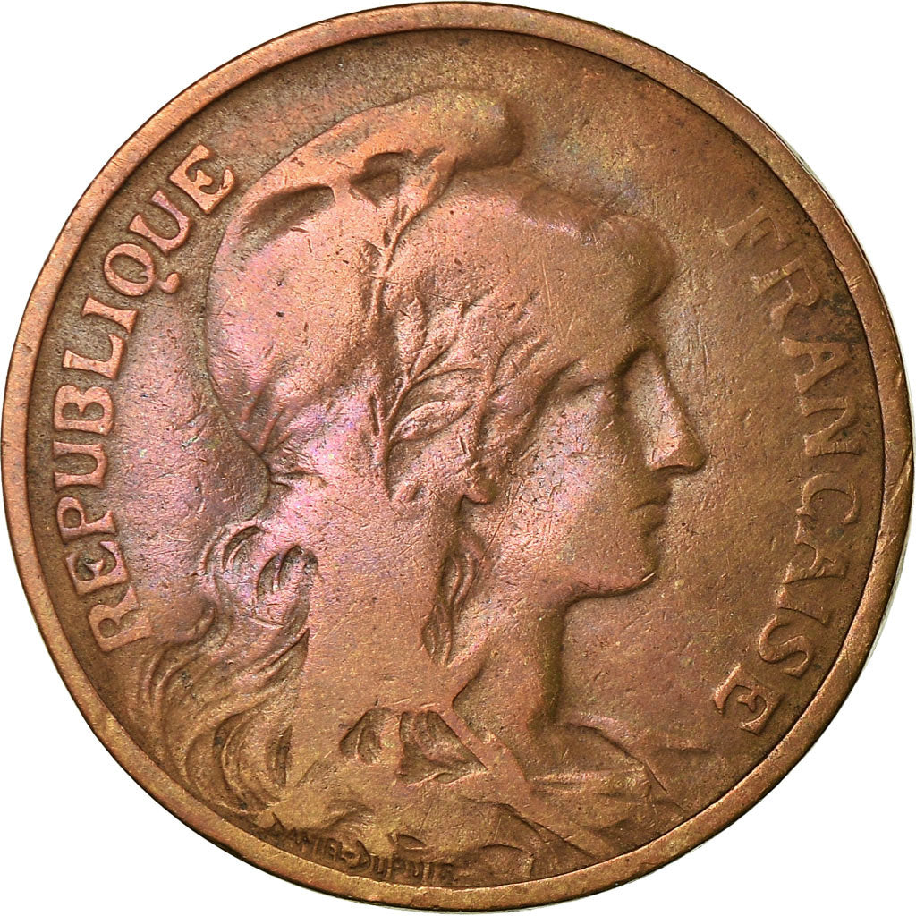 Coin, France, Dupuis, 5 Centimes, 1902, Paris, VF(20-25), Bronze, KM:842