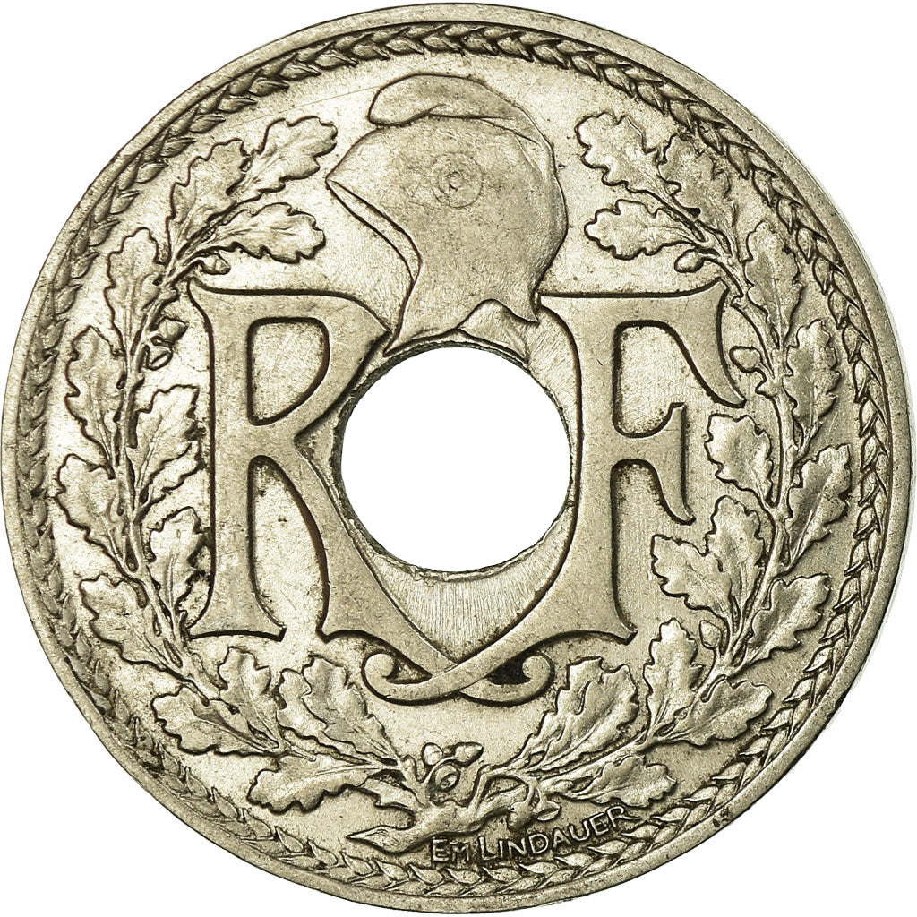 Coin, France, Lindauer, 25 Centimes, 1914, AU(55-58), Nickel, KM:867