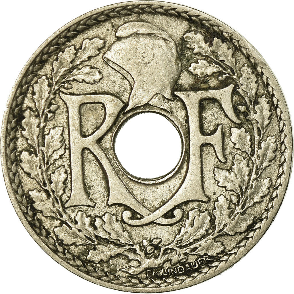 Moneta, Francia, Lindauer, 25 Centimes, 1919, BB, Rame-nichel, KM:867a