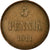 Moneta, Finlandia, Nicholas II, 5 Pennia, 1911, AU(50-53), Miedź, KM:15