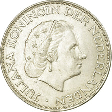 Coin, Netherlands, Juliana, 2-1/2 Gulden, 1960, AU(55-58), Silver, KM:185