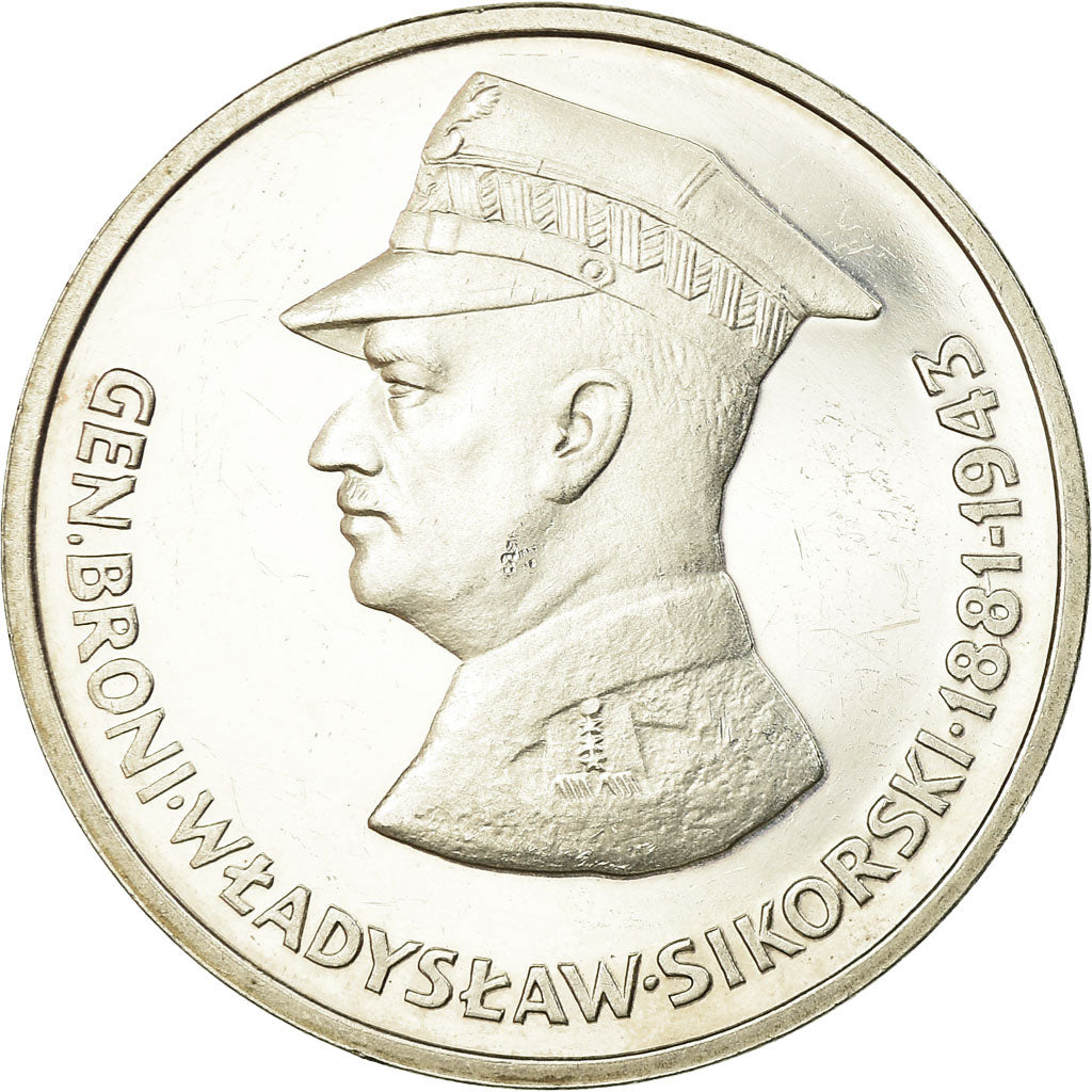 Coin, Poland, 100 Zlotych, 1981, Warsaw, Proof, MS(63), Silver, KM:123