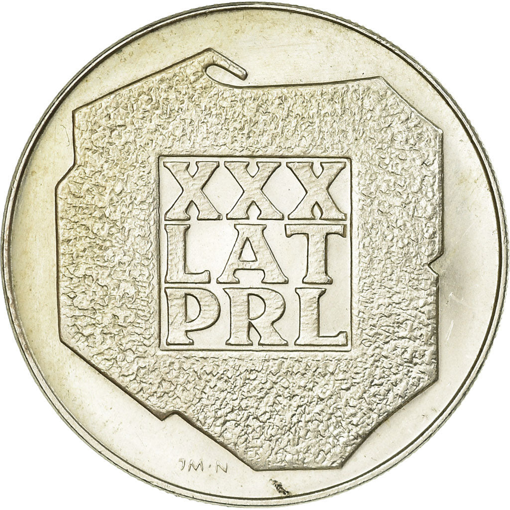 Coin, Poland, 200 Zlotych, 1974, Warsaw, EF(40-45), Silver, KM:72