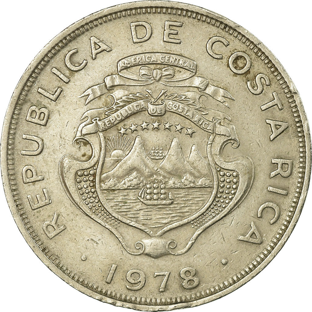 Monnaie, Costa Rica, 2 Colones, 1978, TTB, Copper-nickel, KM:187.2