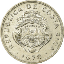 Coin, Costa Rica, 2 Colones, 1978, EF(40-45), Copper-nickel, KM:187.2