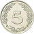 Coin, Tunisia, 5 Millim, 1996, EF(40-45), Aluminum, KM:282