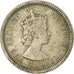 Moneda, Estados del Caribe Oriental , Elizabeth II, 10 Cents, 1956, BC+, Cobre -