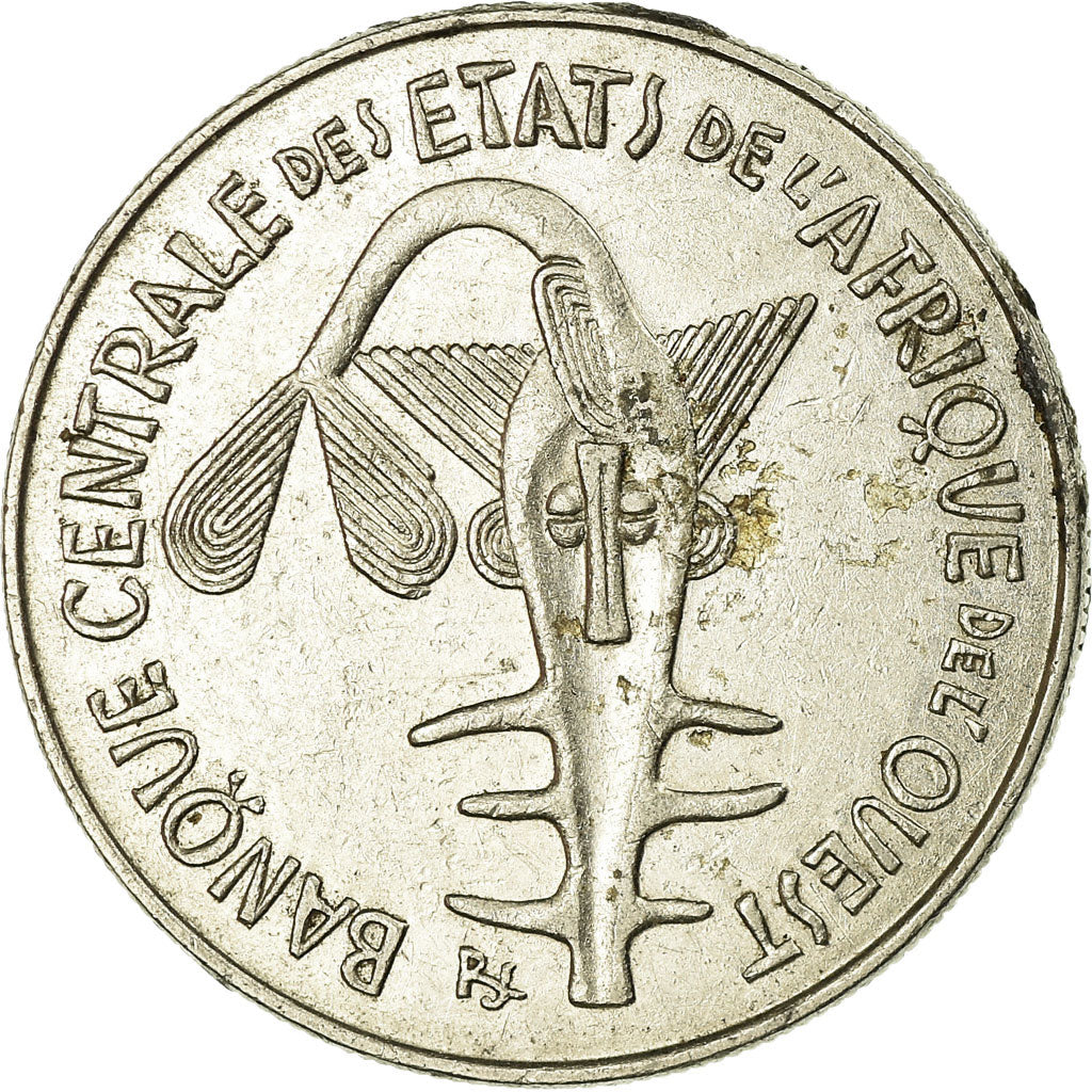 Munten, West Afrikaanse Staten, 100 Francs, 1991, ZF, Nickel, KM:4