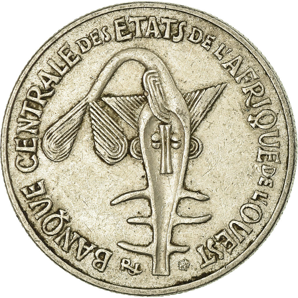 Moneda, Estados del África Occidental, 50 Francs, 1991, MBC, Cobre - níquel