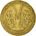 Monnaie, West African States, 5 Francs, 1994, TTB, Aluminum-Nickel-Bronze, KM:2a