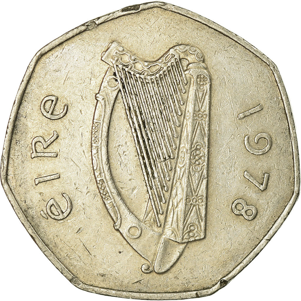 Monnaie, IRELAND REPUBLIC, 50 Pence, 1978, TB+, Copper-nickel, KM:24