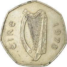 Monnaie, IRELAND REPUBLIC, 50 Pence, 1978, TB+, Copper-nickel, KM:24