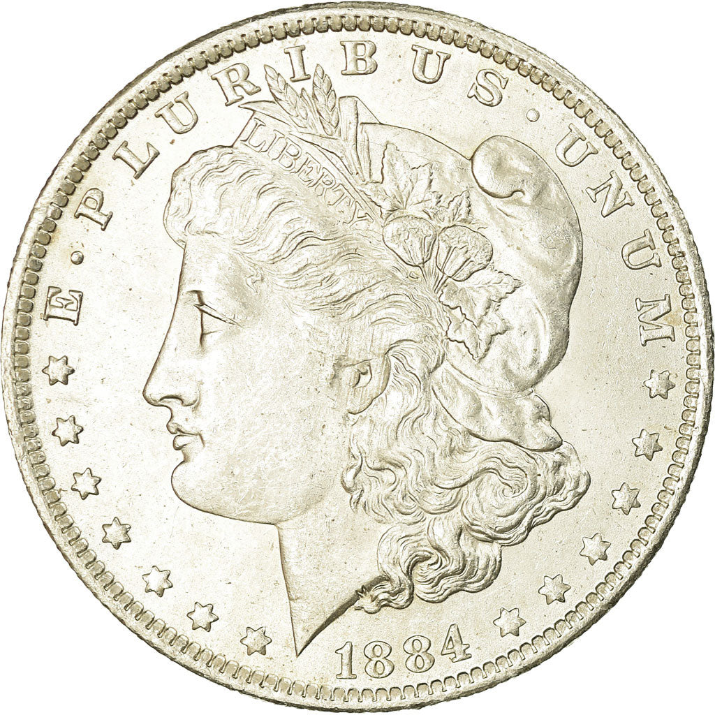 Coin, United States, Morgan Dollar, Dollar, 1884, U.S. Mint, New Orleans
