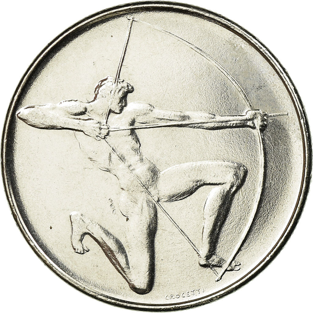 Coin, San Marino, 100 Lire, 1980, Rome, MS(63), Steel, KM:108