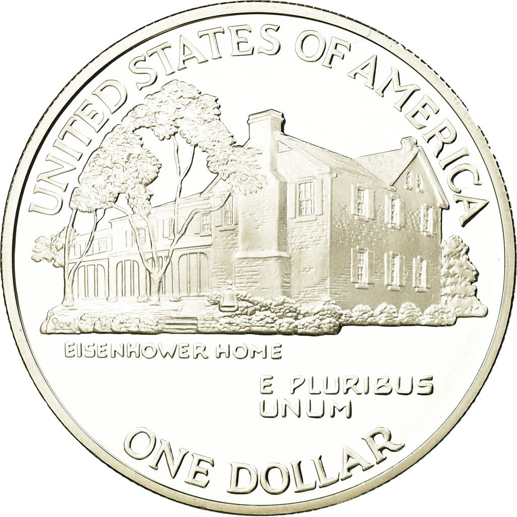 Coin, United States, Dollar, 1990, U.S. Mint, Philadelphia, Proof, MS(65-70)