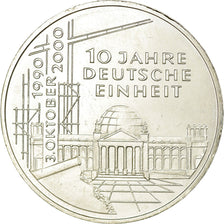 Coin, GERMANY - FEDERAL REPUBLIC, 10 Mark, 2000, Munich, AU(55-58), Silver