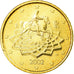 Italien, 50 Euro Cent, 2002, VZ, Messing, KM:215