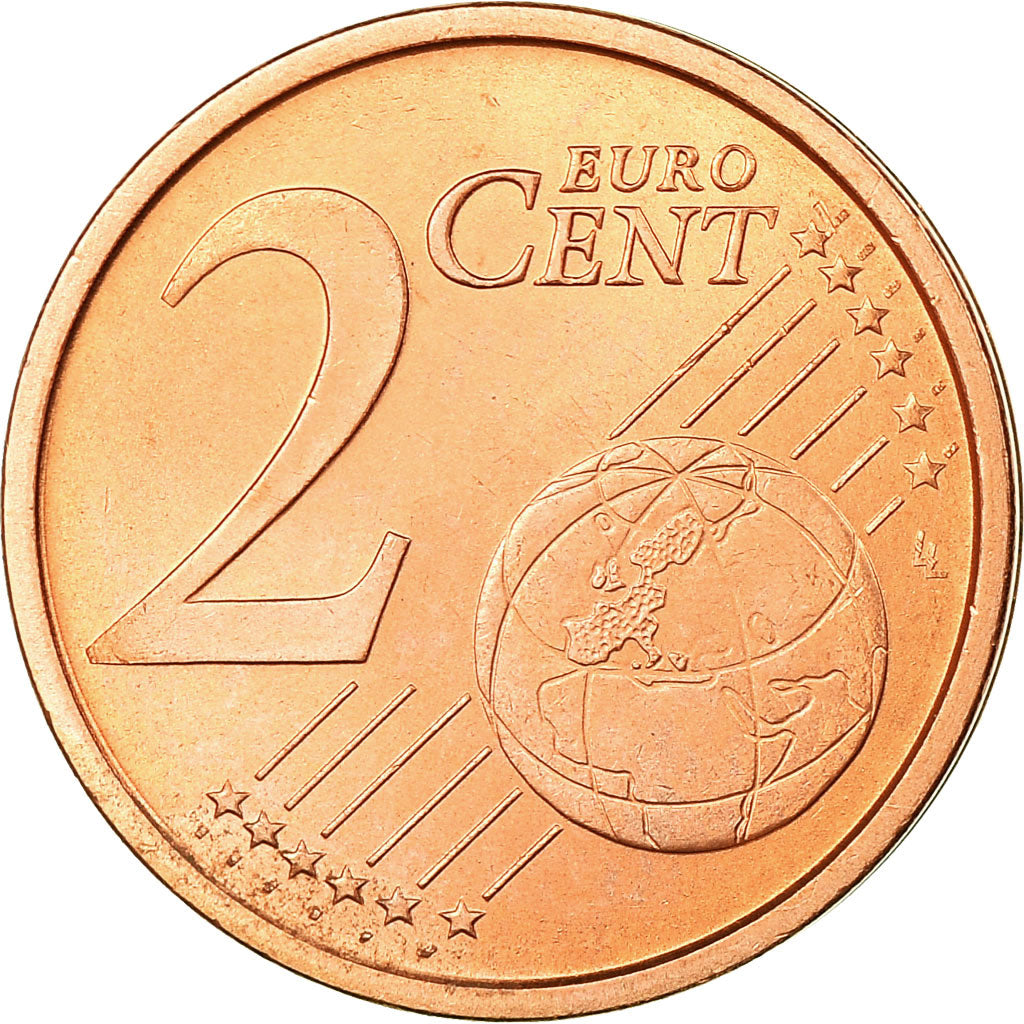 Italy, 2 Euro Cent, 2002, AU(55-58), Copper Plated Steel, KM:211
