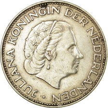 Coin, Netherlands, Juliana, 2-1/2 Gulden, 1960, EF(40-45), Silver, KM:185