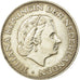 Coin, Netherlands, Juliana, 2-1/2 Gulden, 1961, EF(40-45), Silver, KM:185