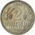 Moneda, ALEMANIA - REPÚBLICA FEDERAL, 2 Mark, 1951, Munich, MBC, Cobre -