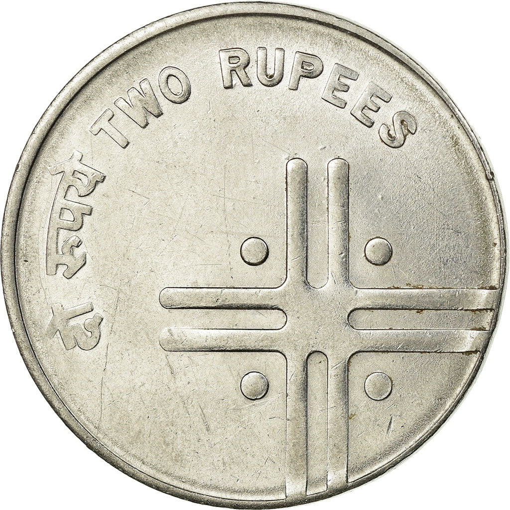 Munten, INDIAASE REPUBLIEK, 2 Rupees, 2006, ZF, Stainless Steel, KM:326