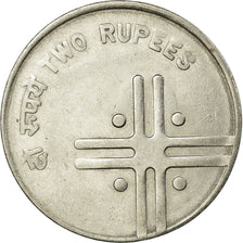 Coin, INDIA-REPUBLIC, 2 Rupees, 2007, EF(40-45), Stainless Steel, KM:326