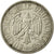 Moneda, ALEMANIA - REPÚBLICA FEDERAL, 2 Mark, 1951, Karlsruhe, MBC, Cobre -