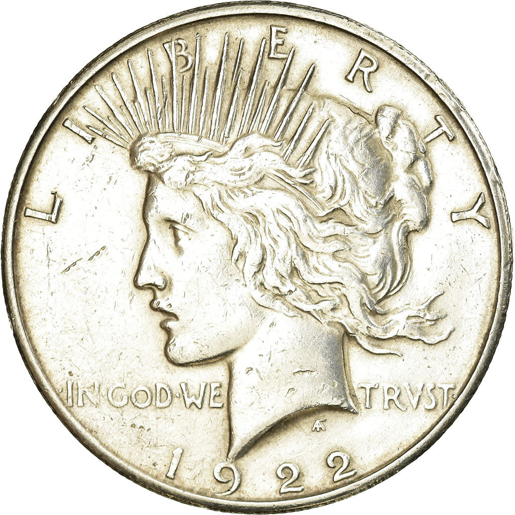 Münze, Vereinigte Staaten, Peace Dollar, Dollar, 1922, U.S. Mint, Philadelphia