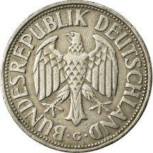 Coin, GERMANY - FEDERAL REPUBLIC, Mark, 1955, Karlsruhe, AU(50-53)