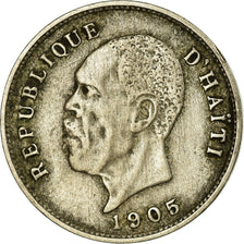 Coin, Haiti, 5 Centimes, 1905, EF(40-45), Copper-nickel, KM:53