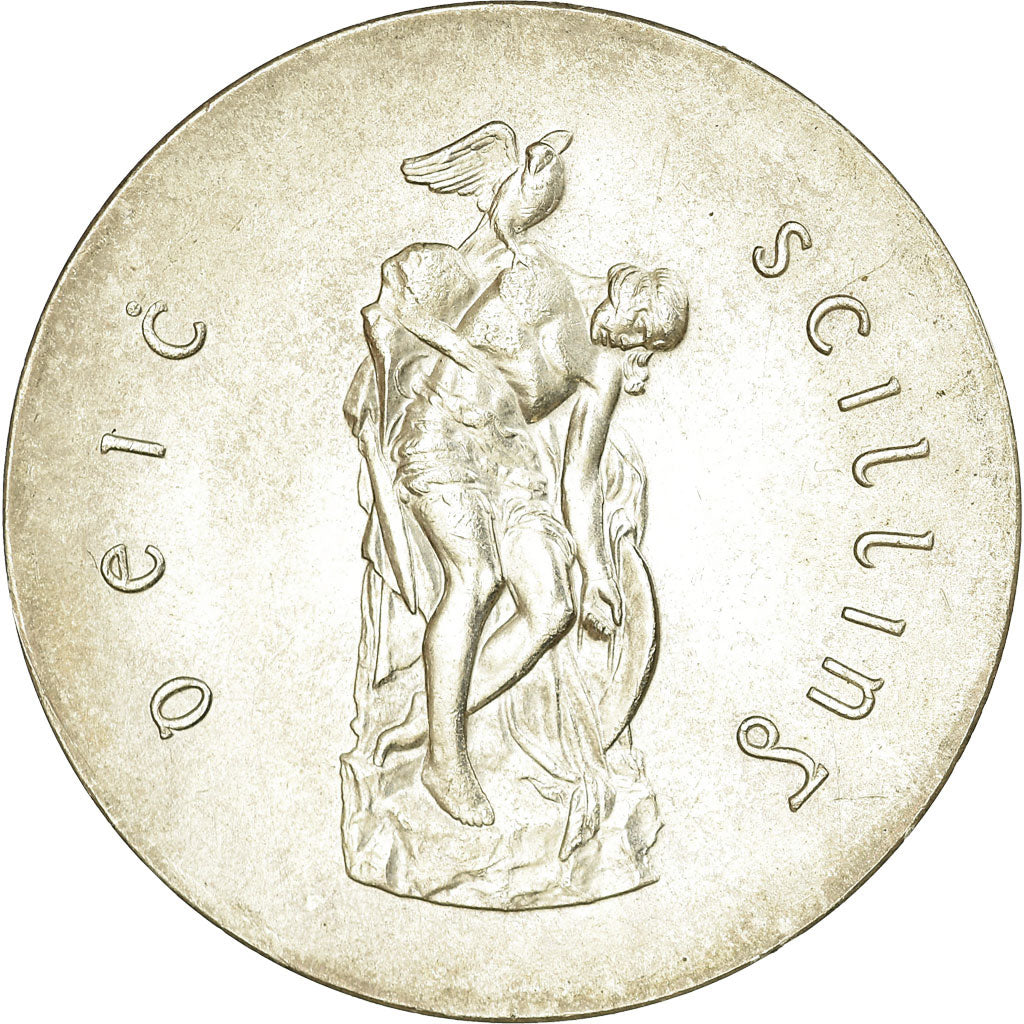 Coin, IRELAND REPUBLIC, 10 Shilling, 1966, AU(50-53), Silver, KM:18