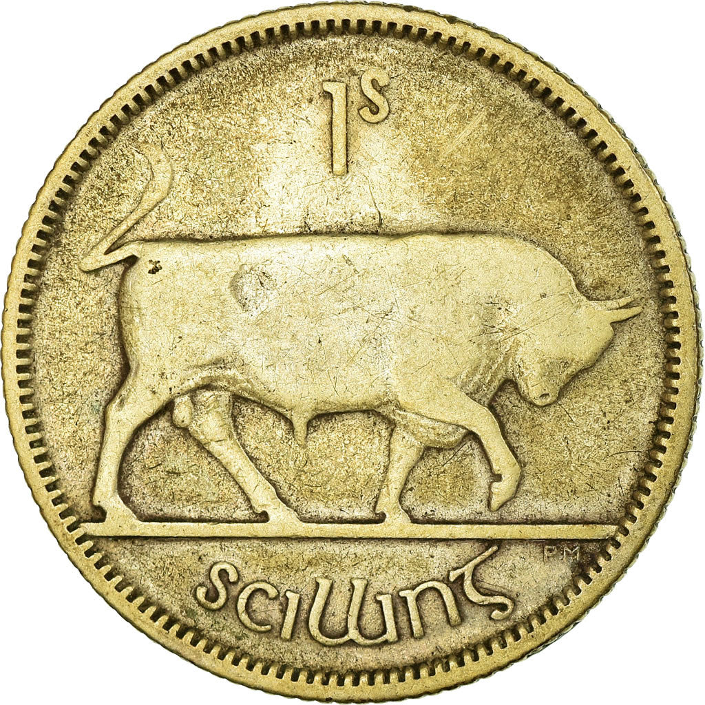 Coin, IRELAND REPUBLIC, Shilling, 1933, VF(20-25), Silver, KM:6
