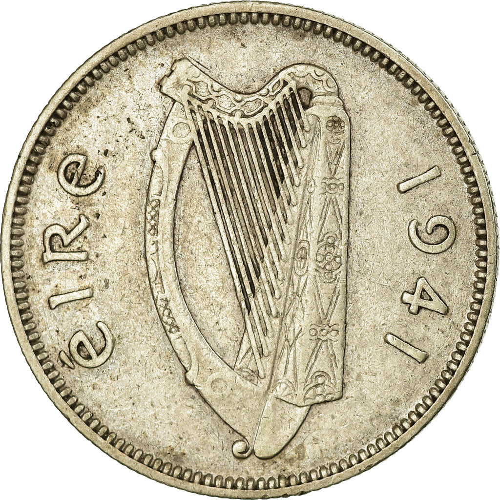 Coin, IRELAND REPUBLIC, Shilling, 1941, EF(40-45), Silver, KM:14