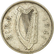 Coin, IRELAND REPUBLIC, Shilling, 1941, EF(40-45), Silver, KM:14