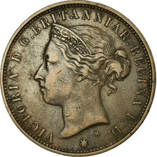 Monnaie, Jersey, Victoria, 1/12 Shilling, 1877, TTB+, Bronze, KM:8