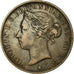 Monnaie, Jersey, Victoria, 1/12 Shilling, 1877, TTB+, Bronze, KM:8
