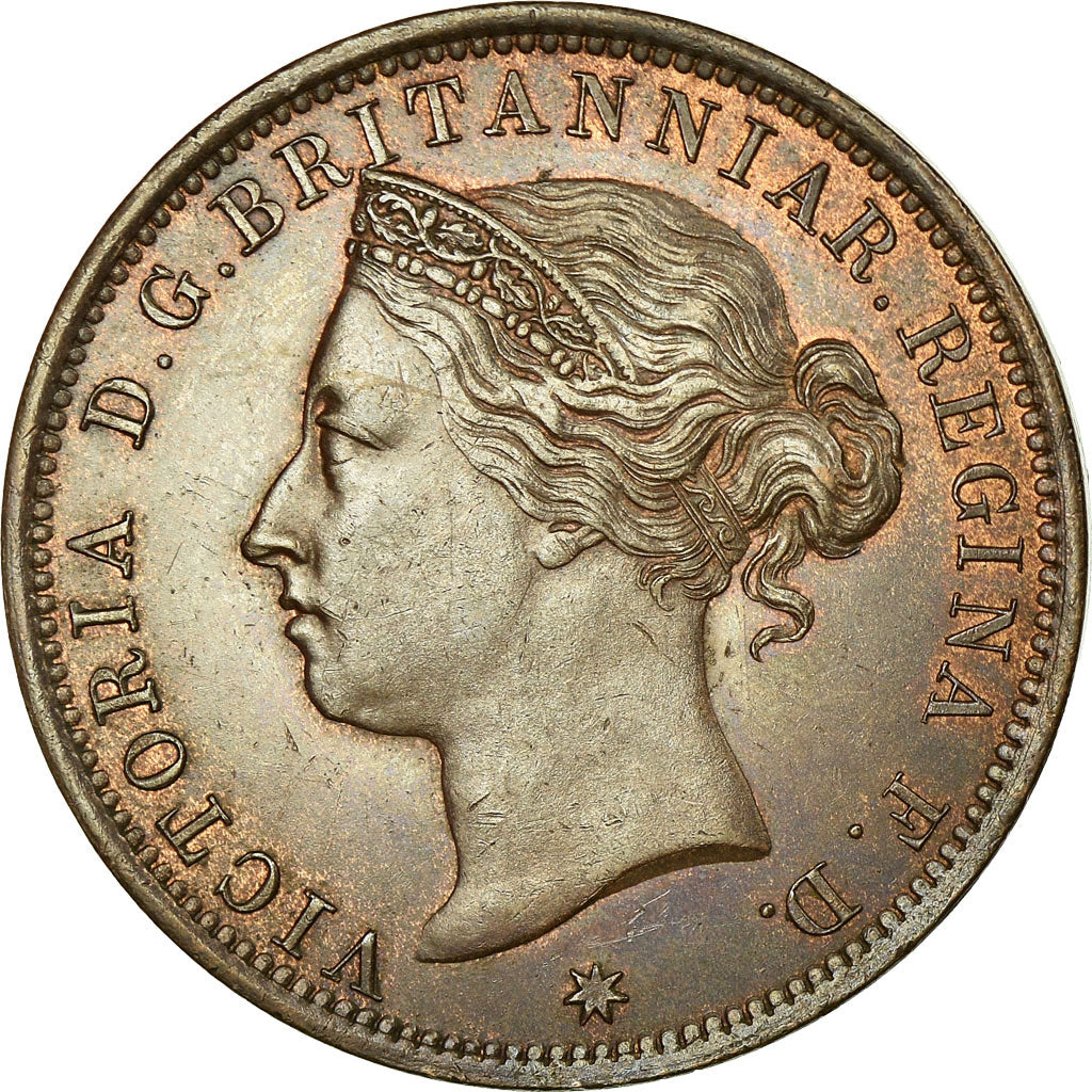 Coin, Jersey, Victoria, 1/12 Shilling, 1894, AU(50-53), Bronze, KM:8