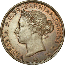 Coin, Jersey, Victoria, 1/12 Shilling, 1894, AU(50-53), Bronze, KM:8