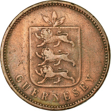 Coin, Guernsey, 4 Doubles, 1830, VF(30-35), Copper, KM:2