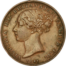 Coin, Jersey, Victoria, 1/26 Shilling, 1841, EF(40-45), Copper, KM:2