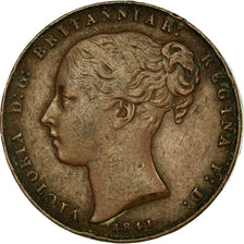 Coin, Jersey, Victoria, 1/52 Shilling, 1841, EF(40-45), Copper, KM:1