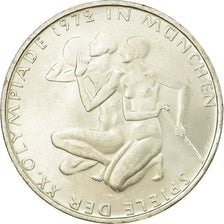 Monnaie, République fédérale allemande, 10 Mark, 1972, Munich, SUP, Argent