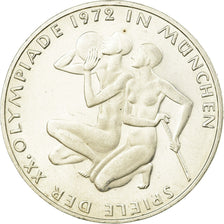Coin, GERMANY - FEDERAL REPUBLIC, 10 Mark, 1972, Karlsruhe, Proof, AU(55-58)