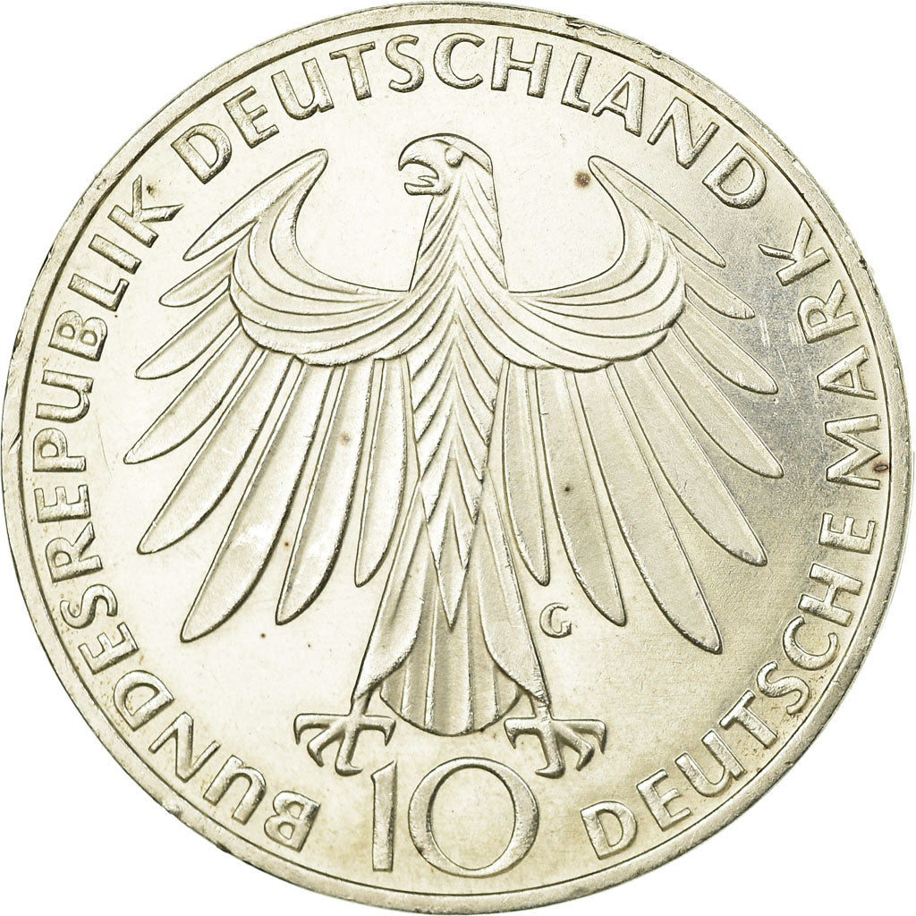 Munten, Federale Duitse Republiek, 10 Mark, 1972, Karlsruhe, Proof, PR, Zilver