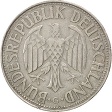 GERMANY - FEDERAL REPUBLIC, Mark, 1957, Karlsruhe, KM #110, EF(40-45),...