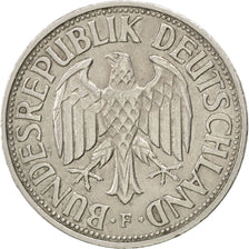 GERMANY - FEDERAL REPUBLIC, Mark, 1957, Stuttgart, KM #110, EF(40-45),...